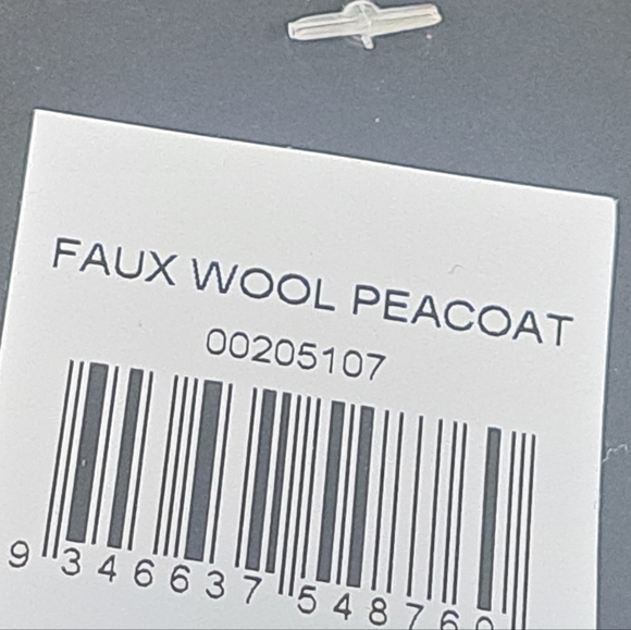 Avenue Black Double-Breasted Peacoat With Hood - Picture 7 of 11